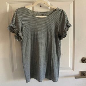 Loft Womens XS Striped Tee